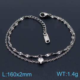 Stainless Steel Stone Bracelet
