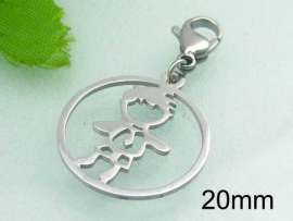 Stainless Steel Charms with Lobster