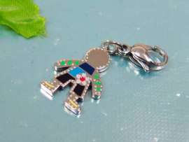 Stainless Steel Charms with Lobster