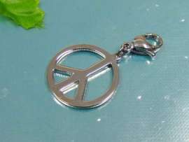 Stainless Steel Charms with Lobster