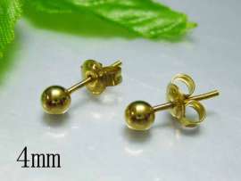Stainless Steel Gold-Plating Earring