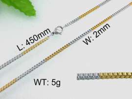 Staineless Steel Small Gold-plating Chain