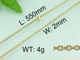 Staineless Steel Small Gold-plating Chain