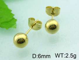 SS Gold-Plating Earring