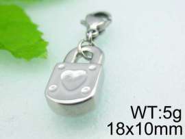 Stainless Steel Charms with Lobster