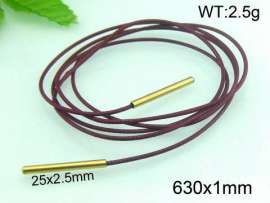 Stainless Steel Clasp with Fabric Cord