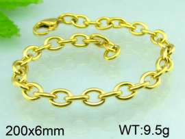 Stainless Steel Gold-plating Bracelet
