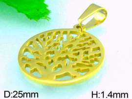 Stainless Steel Gold-plating Pendant