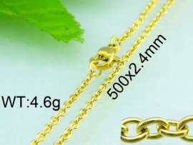 Staineless Steel Small Gold-plating Chain