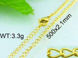 Staineless Steel Small Gold-plating Chain