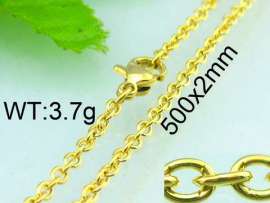 Staineless Steel Small Gold-plating Chain