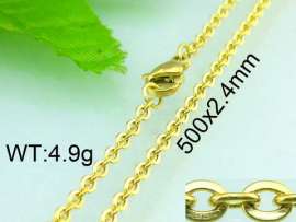Staineless Steel Small Gold-plating Chain