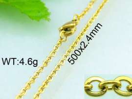 Staineless Steel Small Gold-plating Chain