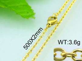 Staineless Steel Small Gold-plating Chain